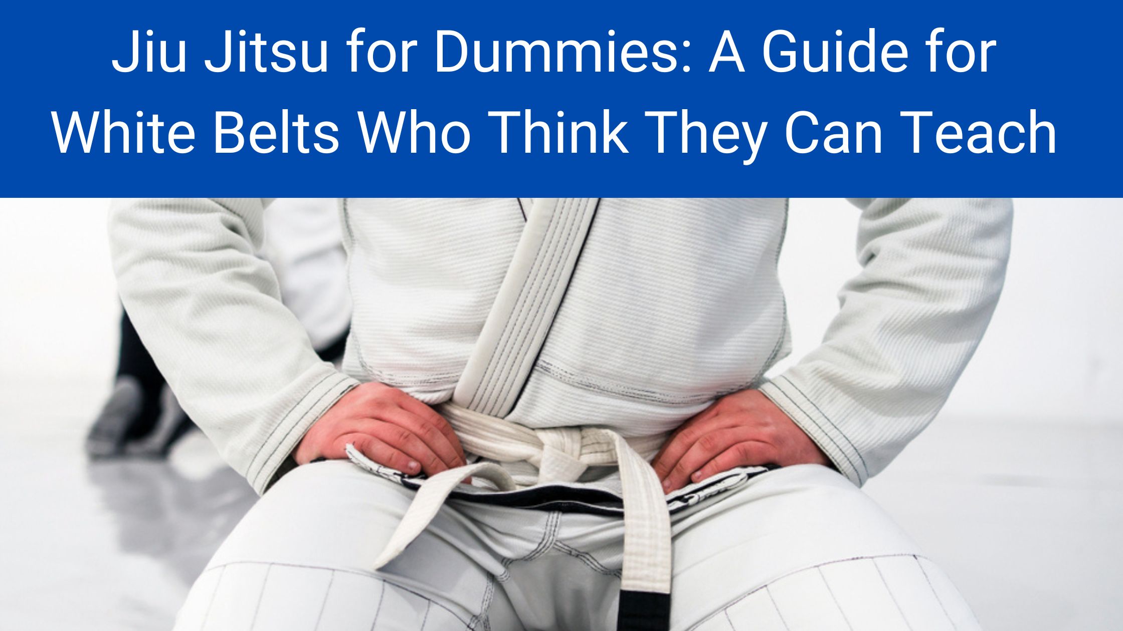 Jiu Jitsu for Dummies: A Guide for White Belts Who Think They Can Teach